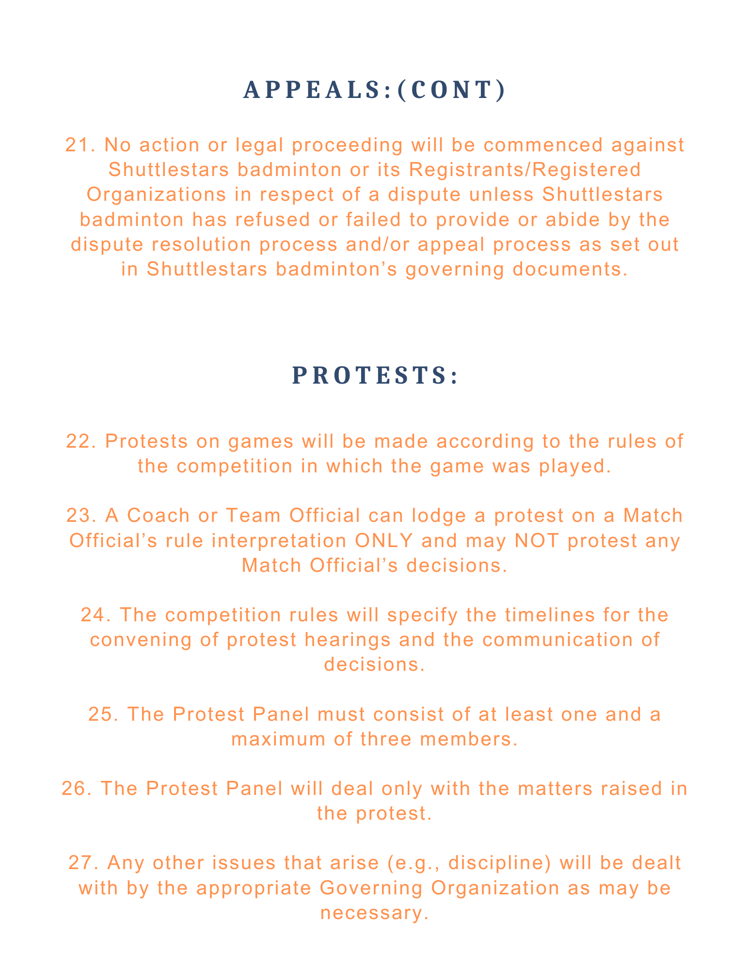 Discipline, Complaints and Appeals Policy8