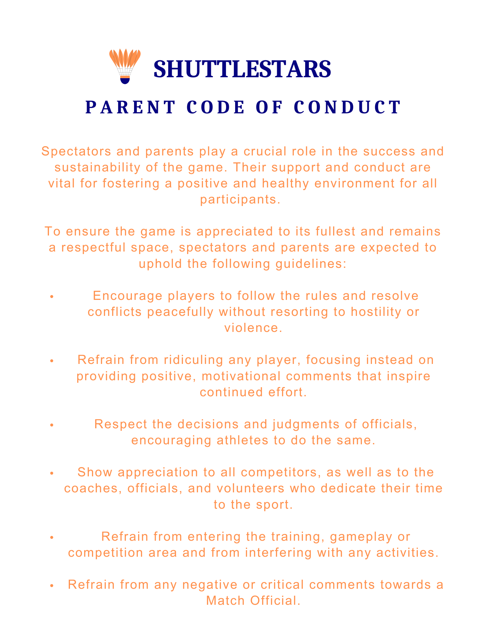 Parent Code Of Conduct-1